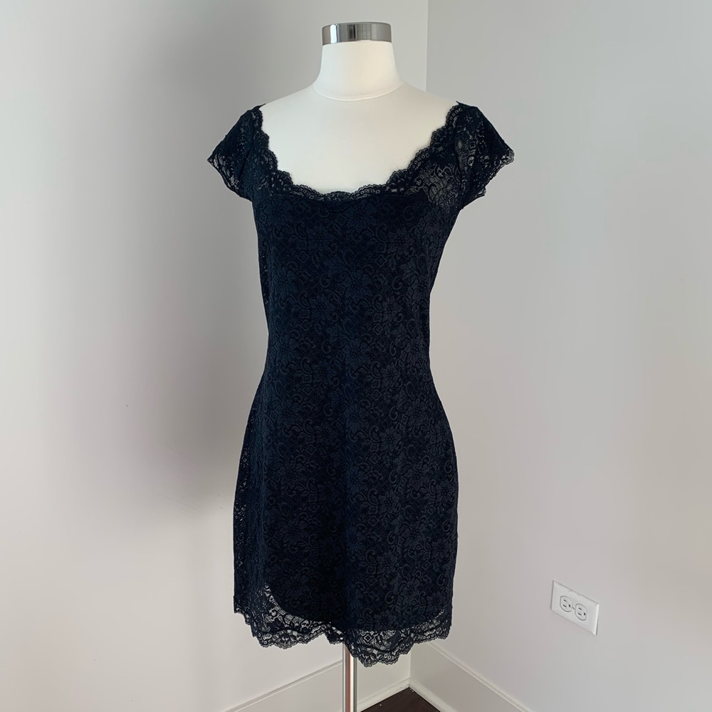 Rugby Ralph Lauren Black Lace Dress